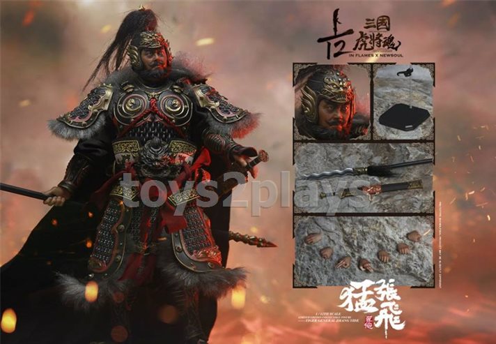 IN FLAMES X NEWSOUL IFT-034 —The 1/12th scale “Sets Of Soul Of Tiger Generals - Zhang Yide & The Wuzhui Horse 