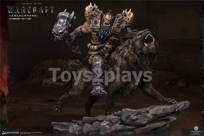 DAMTOYS DMLW014 EPIC SERIES WARCRAFT - BLACKHAND RIDING WOLF（STANDARD VERSION）