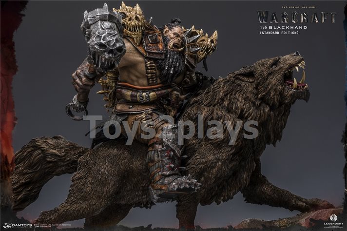 DAMTOYS DMLW014 EPIC SERIES WARCRAFT - BLACKHAND RIDING WOLF（STANDARD VERSION）