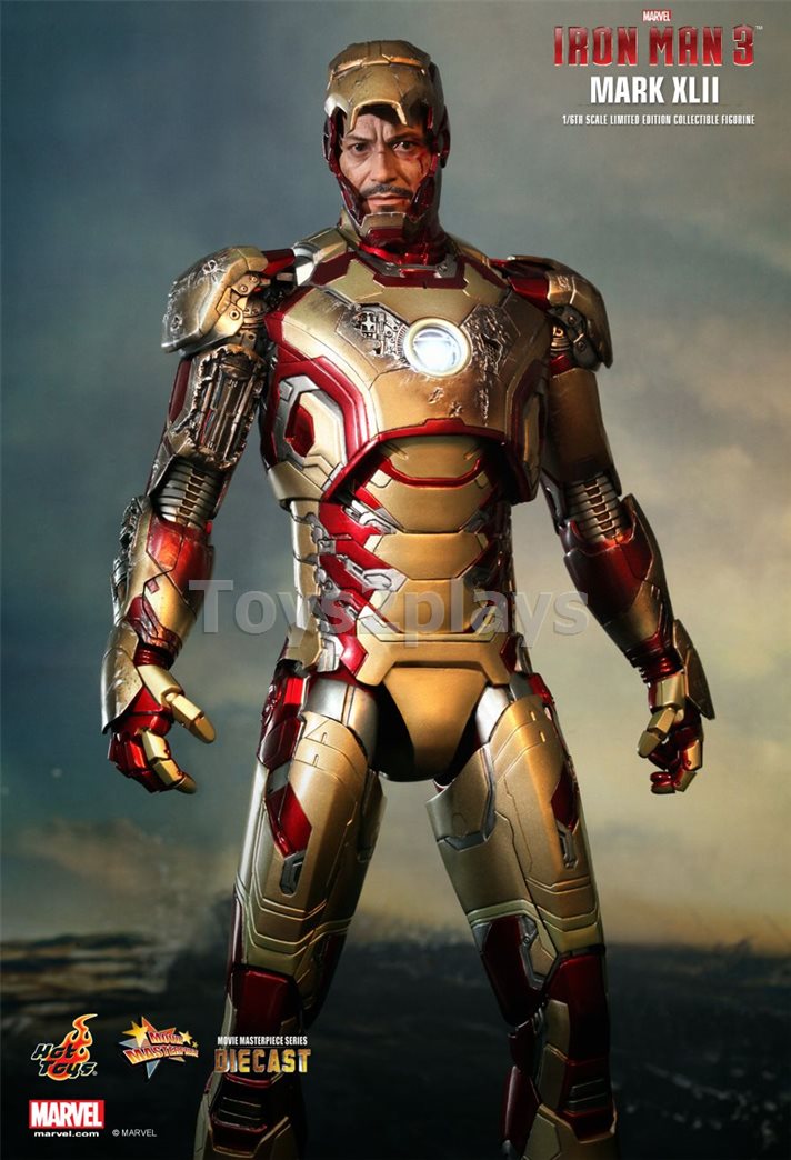 Hottoys MMS197D02 IRON MAN 3 MARK XLII สินค้าตัวโชว์