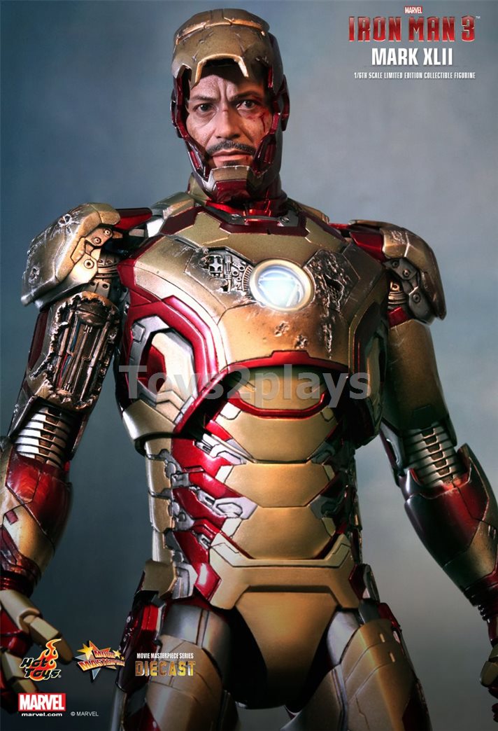 Hottoys MMS197D02 IRON MAN 3 MARK XLII สินค้าตัวโชว์