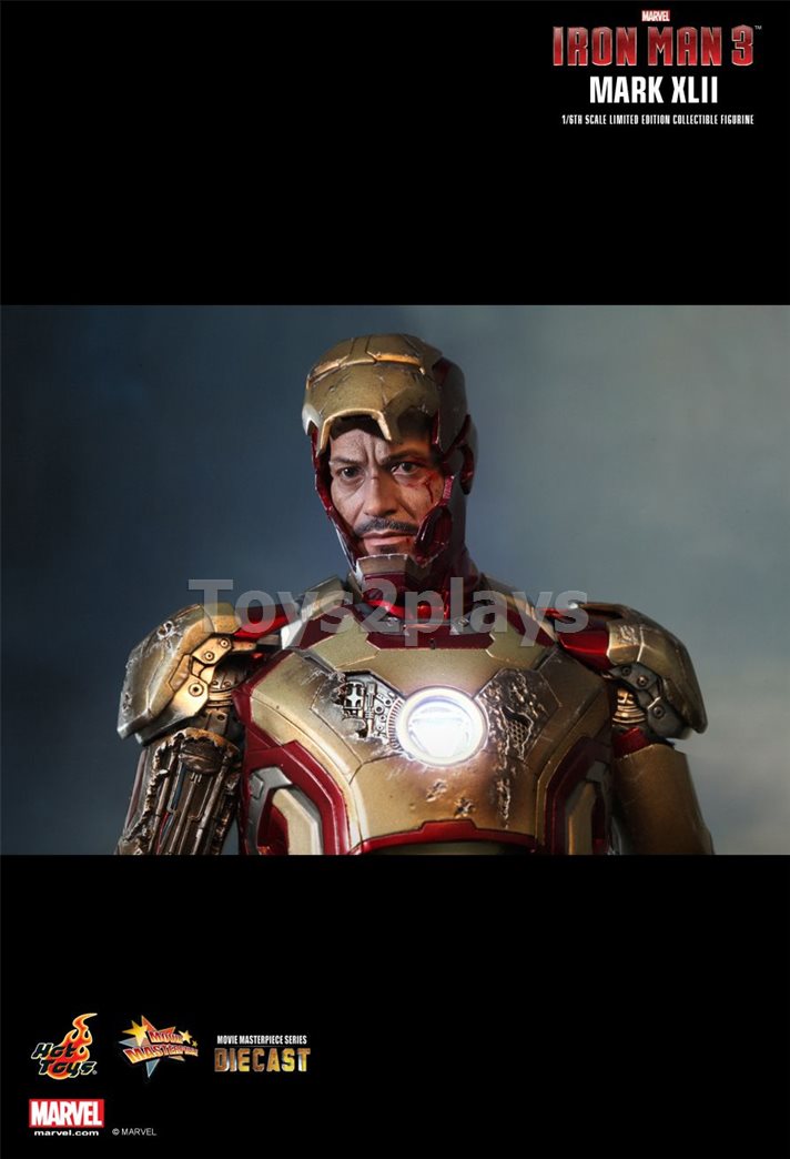 Hottoys MMS197D02 IRON MAN 3 MARK XLII สินค้าตัวโชว์