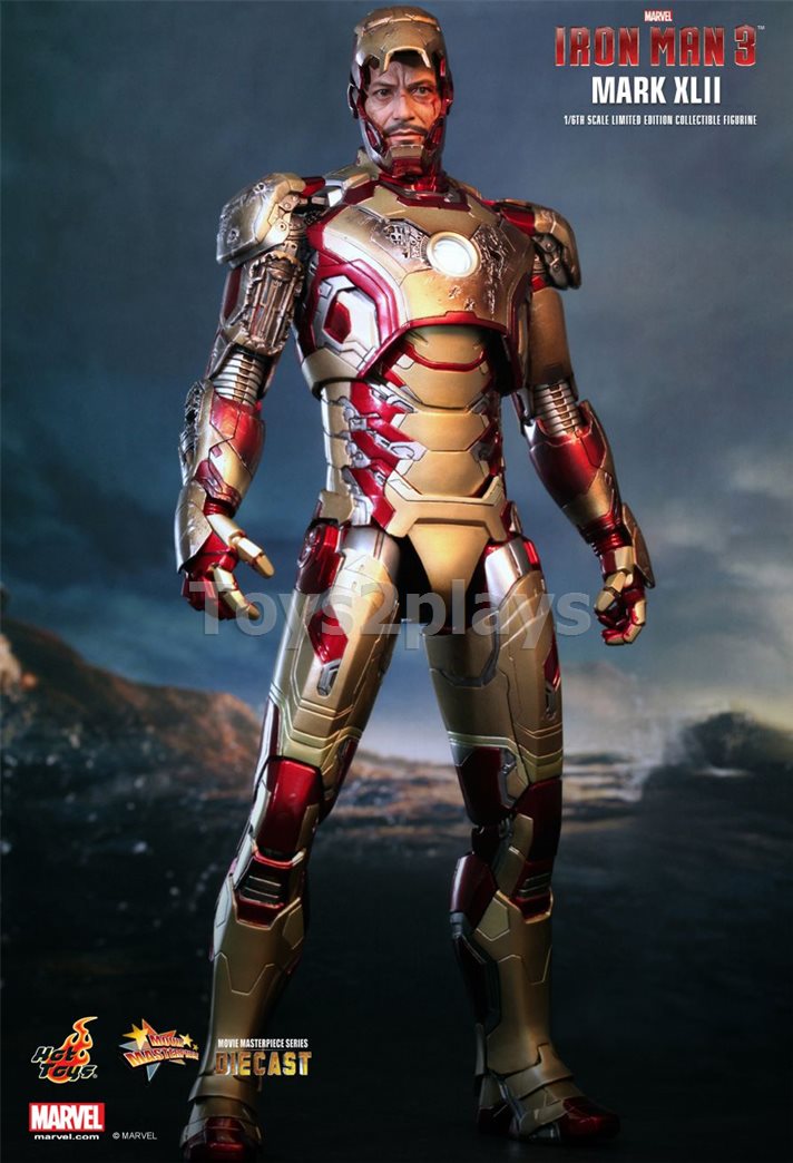 Hottoys MMS197D02 IRON MAN 3 MARK XLII สินค้าตัวโชว์