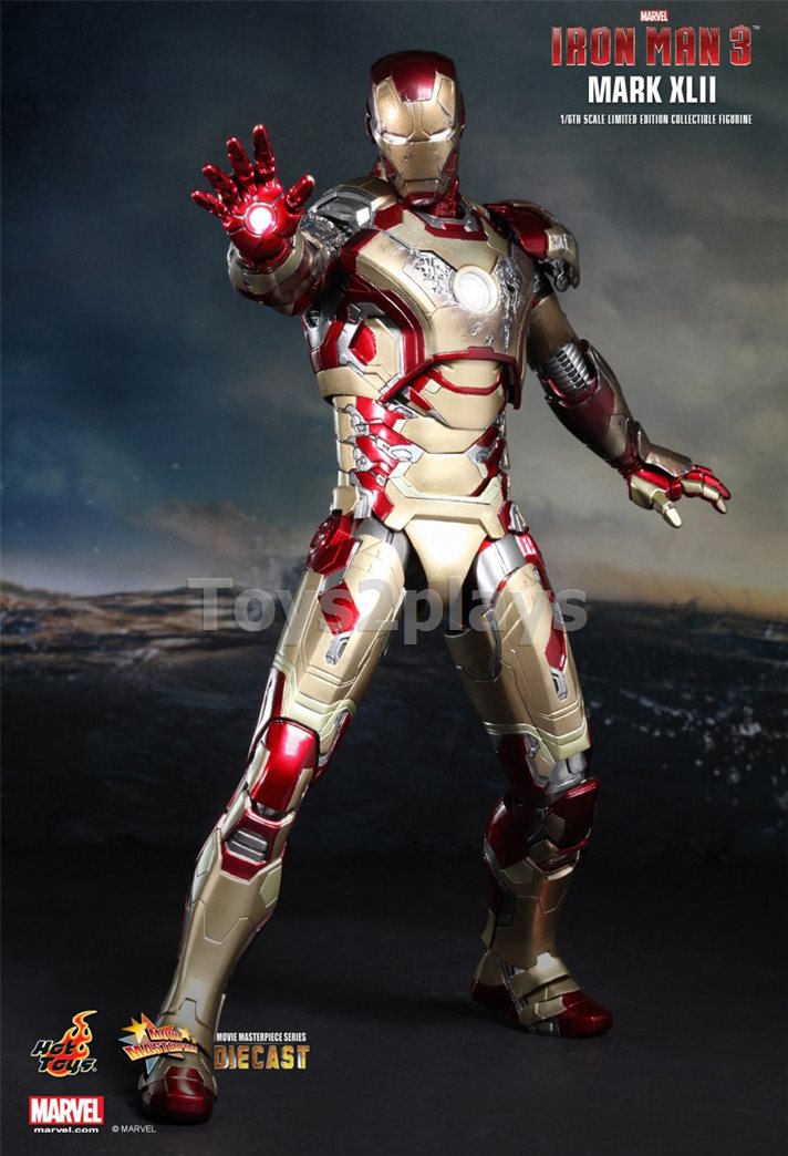 Hottoys MMS197D02 IRON MAN 3 MARK XLII สินค้าตัวโชว์