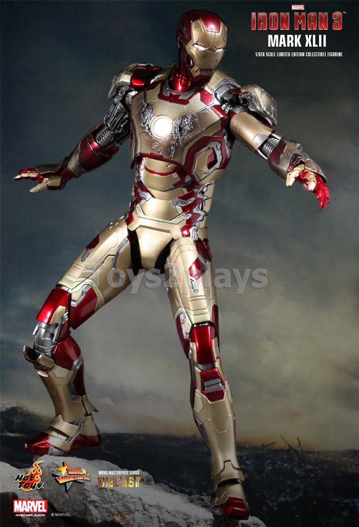 Hottoys MMS197D02 IRON MAN 3 MARK XLII สินค้าตัวโชว์