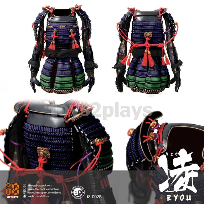 I8 Toys I8-002B Ryou 凌 りょう 1/6 Scale Collectible female action figure (Black armor version)