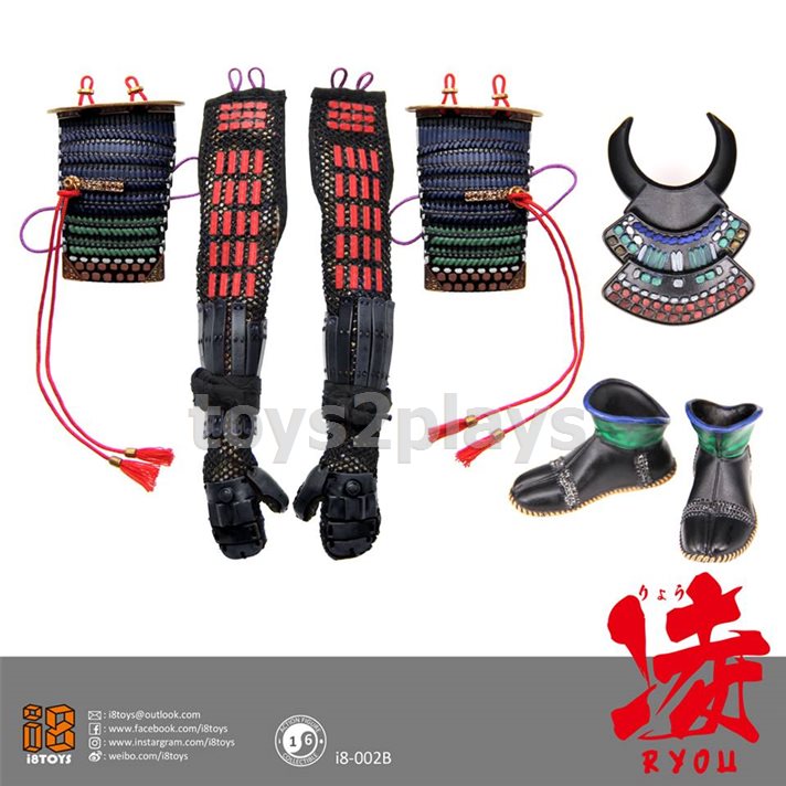 I8 Toys I8-002B Ryou 凌 りょう 1/6 Scale Collectible female action figure (Black armor version)