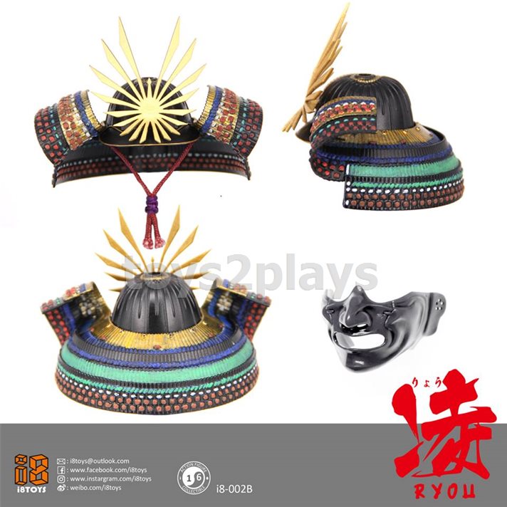 I8 Toys I8-002B Ryou 凌 りょう 1/6 Scale Collectible female action figure (Black armor version)