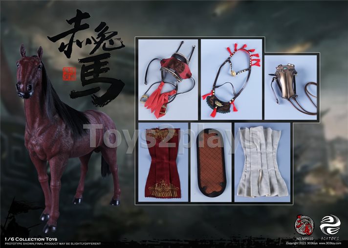 303TOYS MP010 1/6 THREE KINGDOMS – RED RABBIT, THE STEED OF GUAN YU CODE 