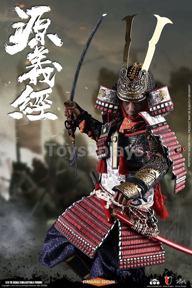 COOMODEL NO.SE061 1/6 SERIES OF EMPIRES (DIECAST ALLOY) - MINAMOTO NO YOSHITSUNE (STANDARD VERSION)