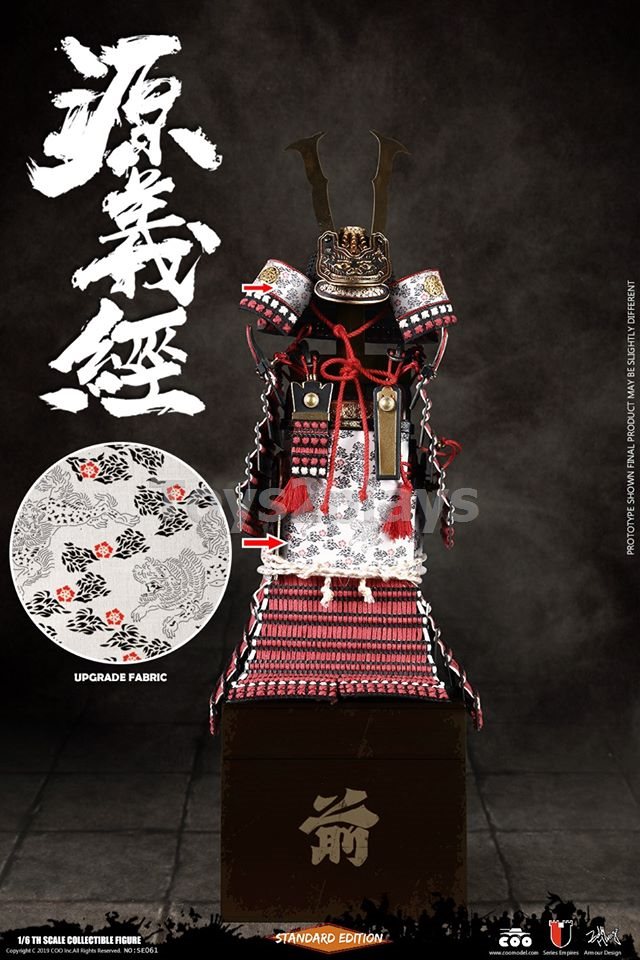 COOMODEL NO.SE061 1/6 SERIES OF EMPIRES (DIECAST ALLOY) - MINAMOTO NO YOSHITSUNE (STANDARD VERSION)