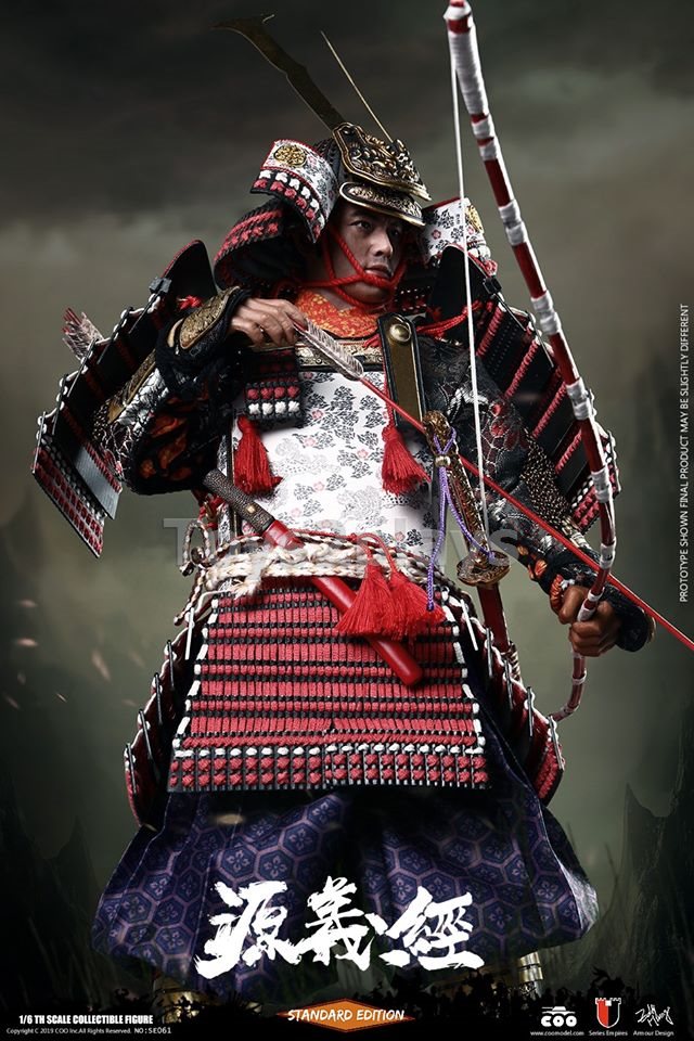 COOMODEL NO.SE061 1/6 SERIES OF EMPIRES (DIECAST ALLOY) - MINAMOTO NO YOSHITSUNE (STANDARD VERSION)