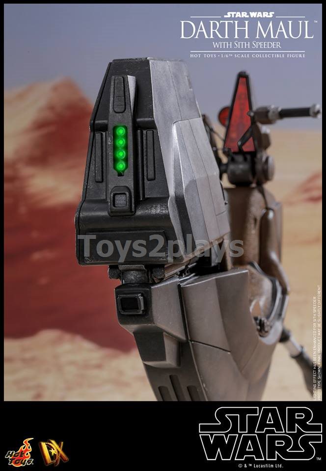 Hot Toys DX17 STAR WARS EPISODE I: THE PHANTOM MENACE - DARTH MAUL WITH SITH SPEEDER สินค้าตัวโชว์