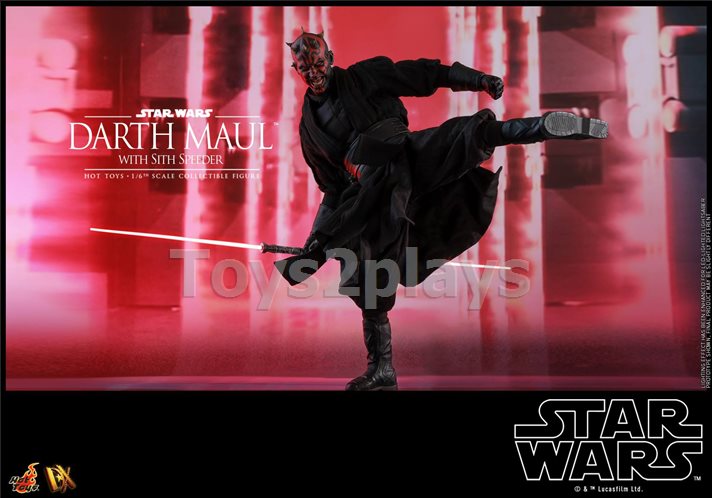 Hot Toys DX17 STAR WARS EPISODE I: THE PHANTOM MENACE - DARTH MAUL WITH SITH SPEEDER สินค้าตัวโชว์
