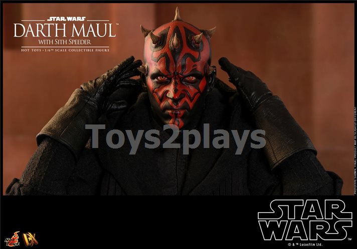 Hot Toys DX17 STAR WARS EPISODE I: THE PHANTOM MENACE - DARTH MAUL WITH SITH SPEEDER สินค้าตัวโชว์