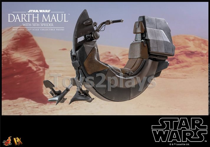 Hot Toys DX17 STAR WARS EPISODE I: THE PHANTOM MENACE - DARTH MAUL WITH SITH SPEEDER สินค้าตัวโชว์