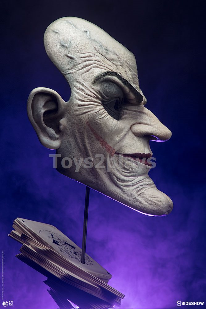 Sideshow 400300 The Joker : Face of Insanity Life Size Bust