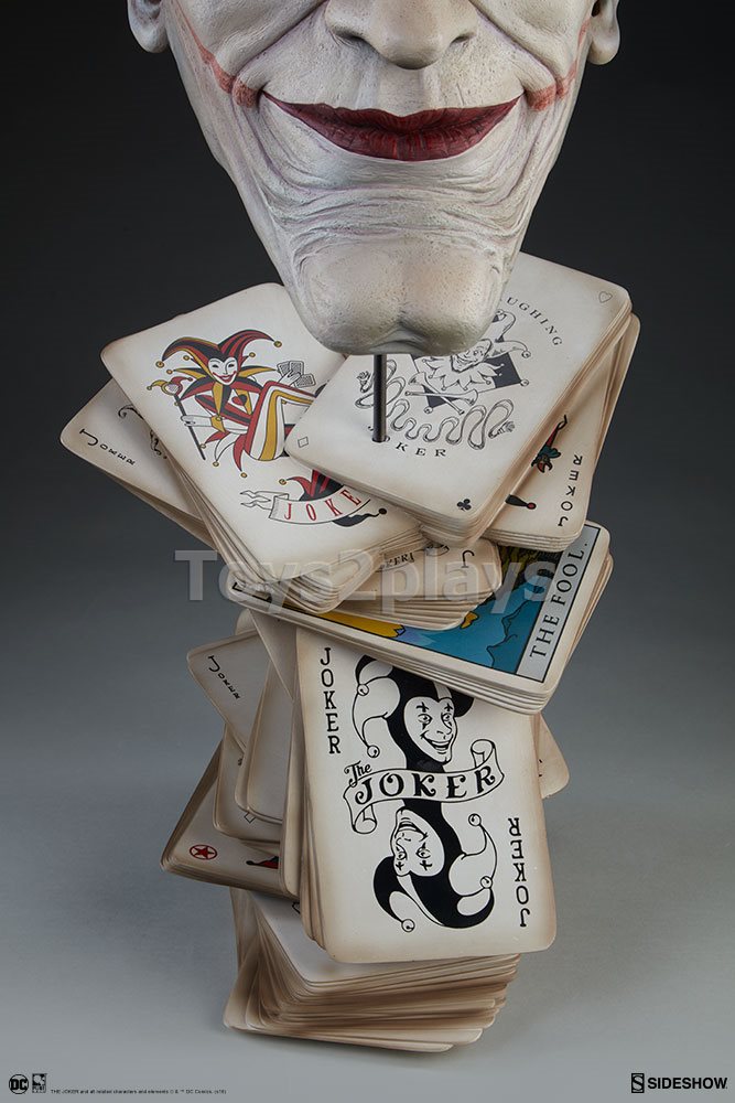 Sideshow 400300 The Joker : Face of Insanity Life Size Bust