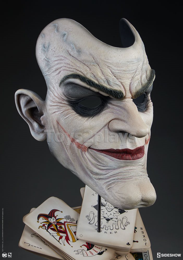 Sideshow 400300 The Joker : Face of Insanity Life Size Bust