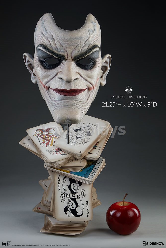 Sideshow 400300 The Joker : Face of Insanity Life Size Bust