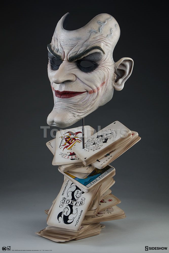 Sideshow 400300 The Joker : Face of Insanity Life Size Bust
