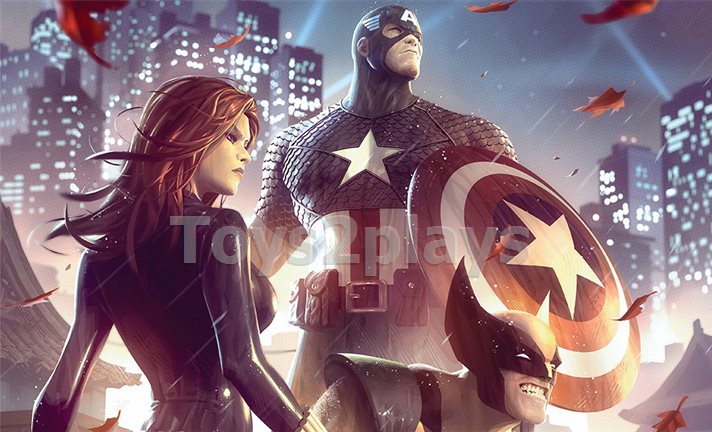 Sideshow Collectibles The Uncanny X-Men Fine Art Print By Artist Alex Garner After Jim Lee.