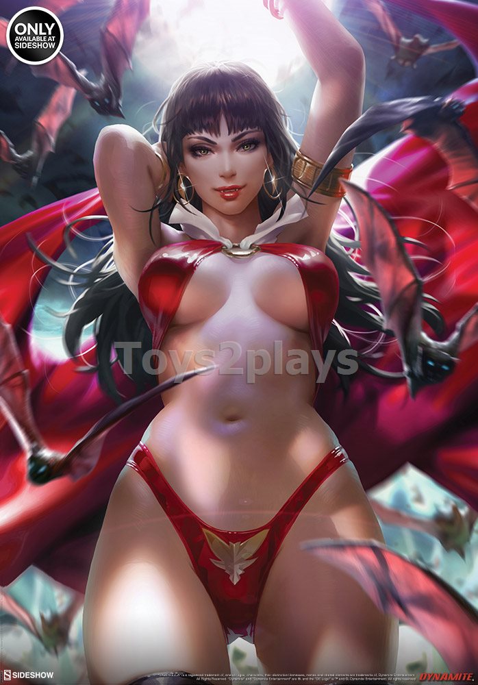  Art Print,  Vampirella, Sideshow Collectibles,