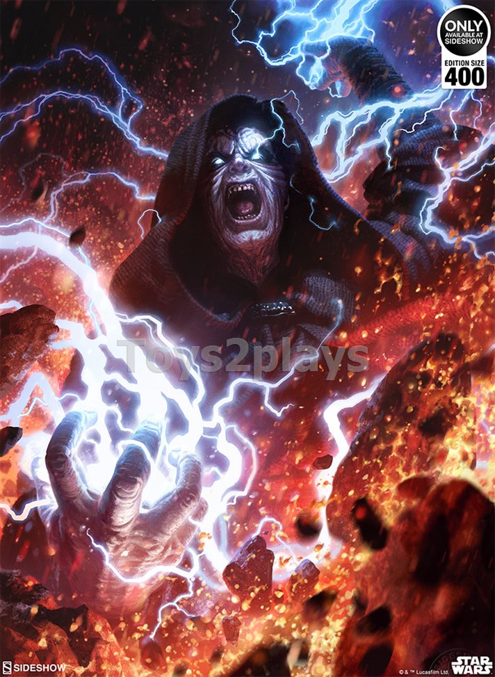 Art Print Darth Sidious: Unlimited Power By Sideshow Collectibles
