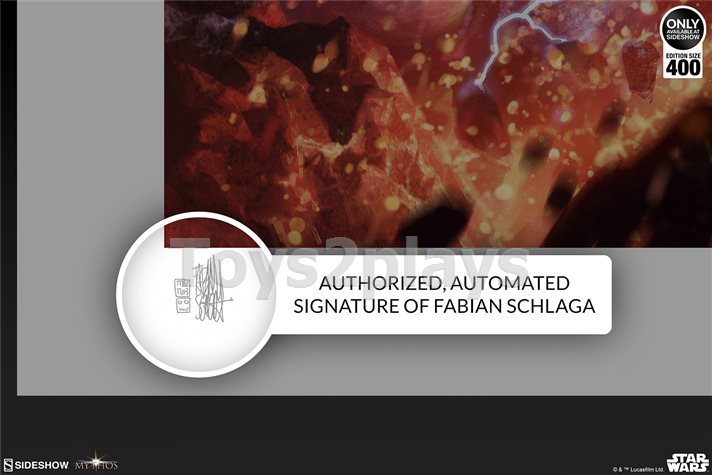 Art Print Darth Sidious: Unlimited Power By Sideshow Collectibles