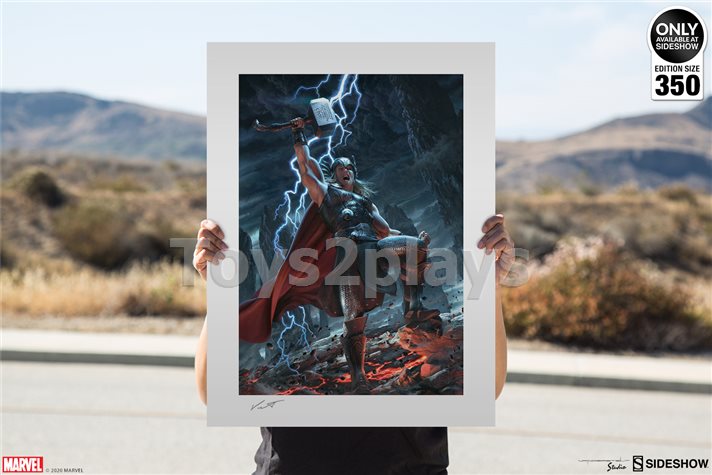 Art Print Thor: Breaker Of BrimstoneBy Vanderstelt Studio