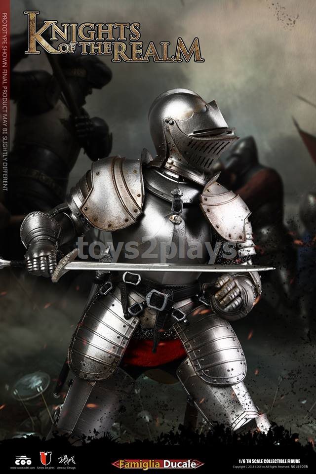 COOMODEL NO.SE036 DIE-CAST ALLOY 1/6 SERIES OF EMPIRES - KNIGHTS OF THE REALM - FAMIGLIA DUCALE