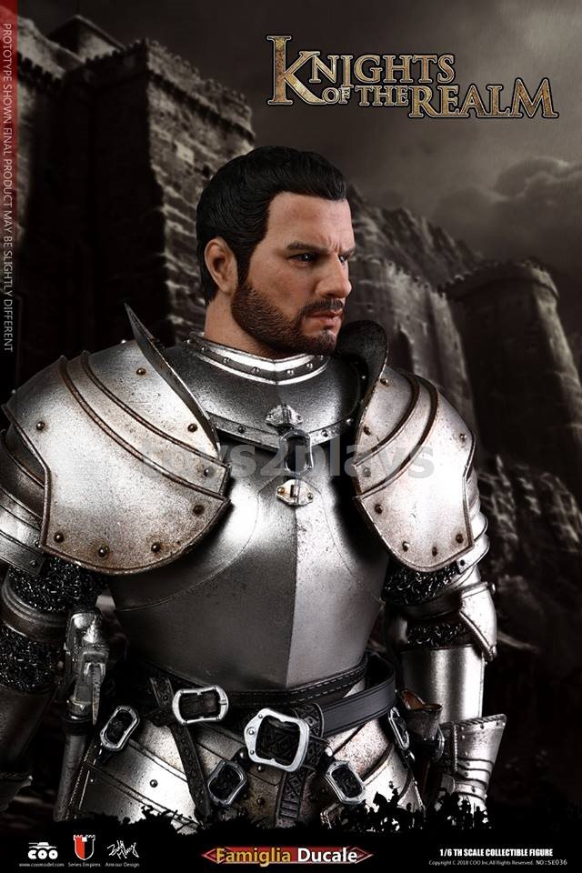 COOMODEL NO.SE036 DIE-CAST ALLOY 1/6 SERIES OF EMPIRES - KNIGHTS OF THE REALM - FAMIGLIA DUCALE