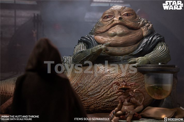 Sideshow 100410 Jabba the Hutt and Throne Deluxe