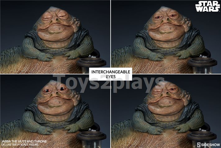 Sideshow 100410 Jabba the Hutt and Throne Deluxe