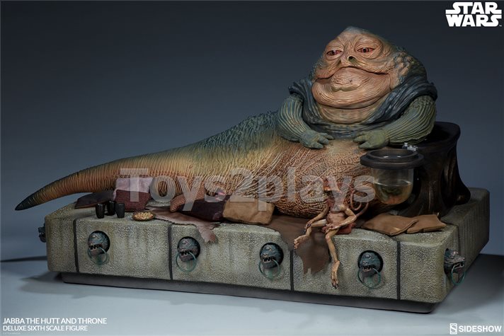 Sideshow 100410 Jabba the Hutt and Throne Deluxe