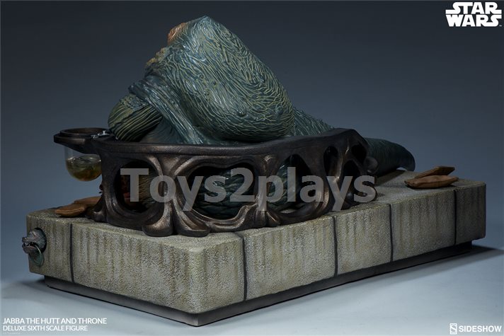Sideshow 100410 Jabba the Hutt and Throne Deluxe