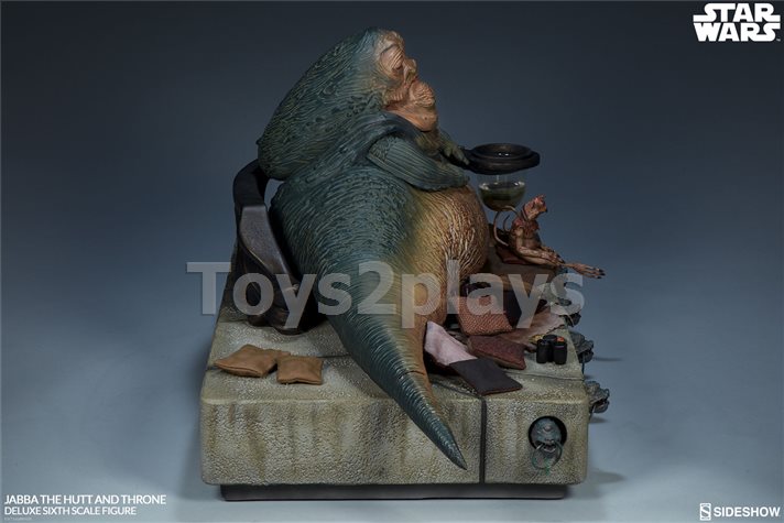 Sideshow 100410 Jabba the Hutt and Throne Deluxe
