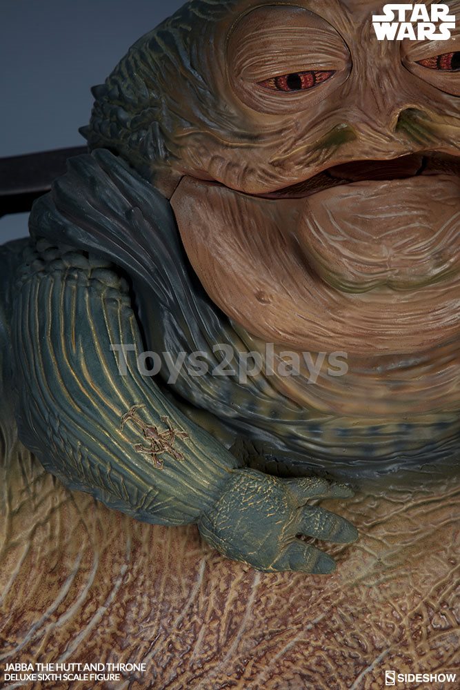 Sideshow 100410 Jabba the Hutt and Throne Deluxe