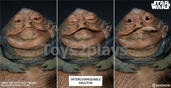 Sideshow 100410 Jabba the Hutt and Throne Deluxe