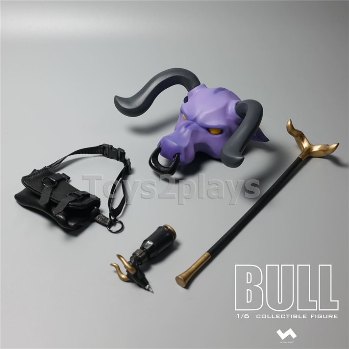 JT STUDIO BULL & BULL JR (RED KID) Set
