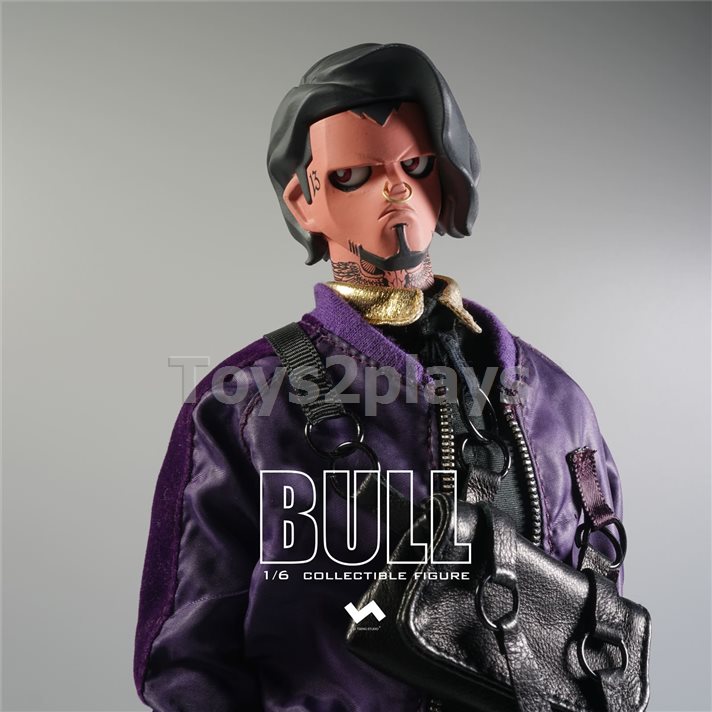 JT STUDIO BULL & BULL JR (RED KID) Set