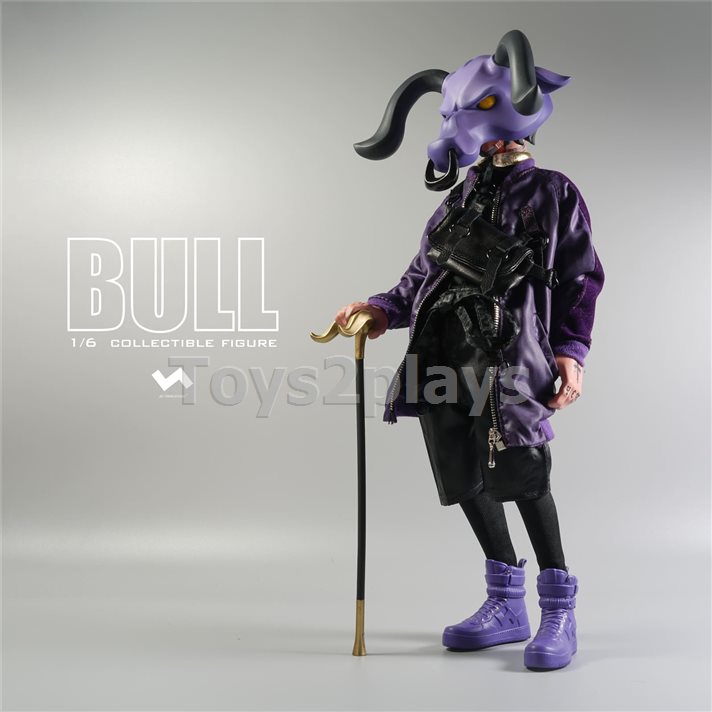 JT STUDIO BULL & BULL JR (RED KID) Set