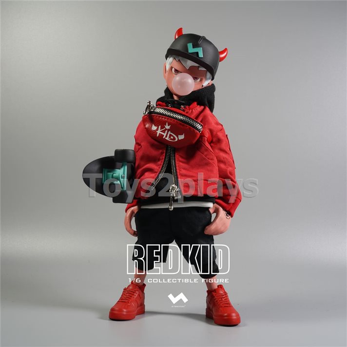 JT STUDIO BULL & BULL JR (RED KID) Set