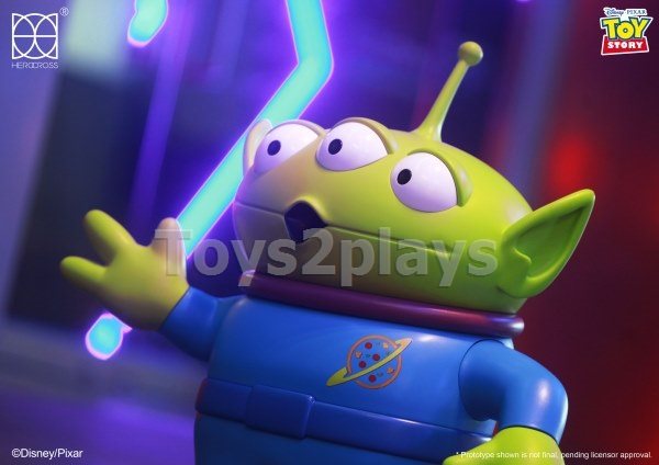 Herocross HVS#024RS Alien & HVS#025 Buzz Lightyear Toy Story (Hyper Vinyl Series)