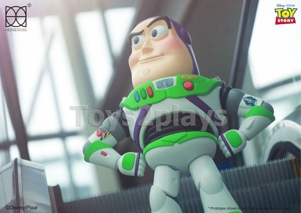 Herocross HVS#024RS Alien & HVS#025 Buzz Lightyear Toy Story (Hyper Vinyl Series)