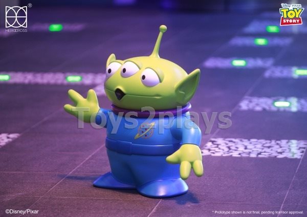 Herocross HVS#024RS Alien & HVS#025 Buzz Lightyear Toy Story (Hyper Vinyl Series)