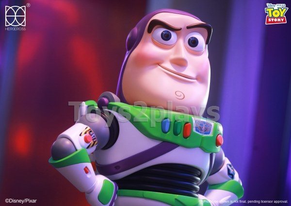 Herocross HVS#024RS Alien & HVS#025 Buzz Lightyear Toy Story (Hyper Vinyl Series)