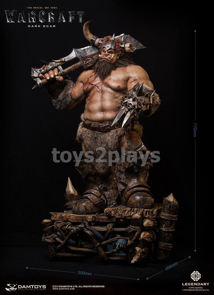 DAMTOYS DMLW10 : Epic Series Warcraft movie Darkscar 30-inch Premium Statue
