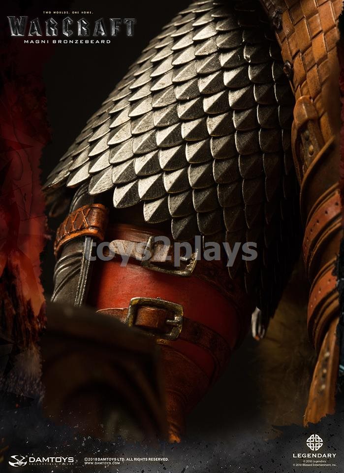 DAMTOYS DMLW09 Epic Series Warcraft movie – Magni Bronzebeard 25-inch Premium Statue