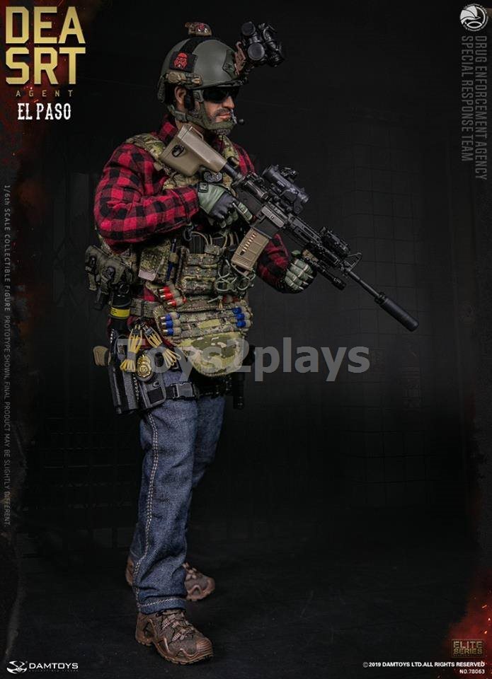 DAMTOYS 78063 - 1/6 DEA SRT (Special Response Team) AGENT - EL PA